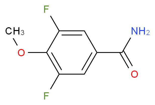 3,5-Difluoro-4-methoxybenzamide_Molecular_structure_CAS_)