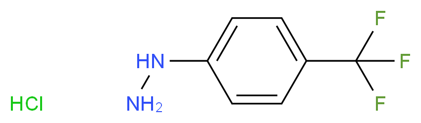 1-[4-(trifluoromethyl)phenyl]hydrazine hydrochloride_Molecular_structure_CAS_2923-56-0)