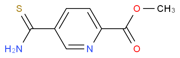 methyl 5-carbamothioylpyridine-2-carboxylate_Molecular_structure_CAS_)