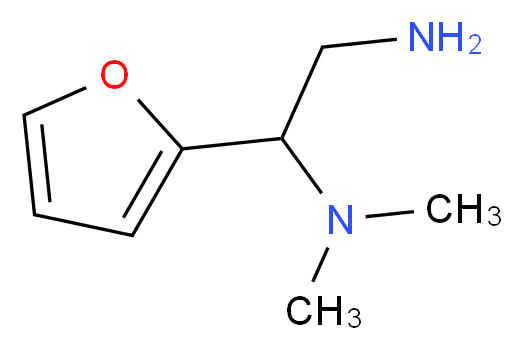 1-Furan-2-yl-N*1*,N*1*-dimethyl-ethane-1,2-diamine_Molecular_structure_CAS_)
