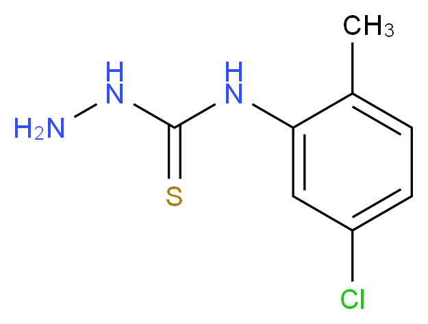 4-(5-Chloro-2-methylphenyl)-3-thiosemicarbazide_Molecular_structure_CAS_66298-10-0)