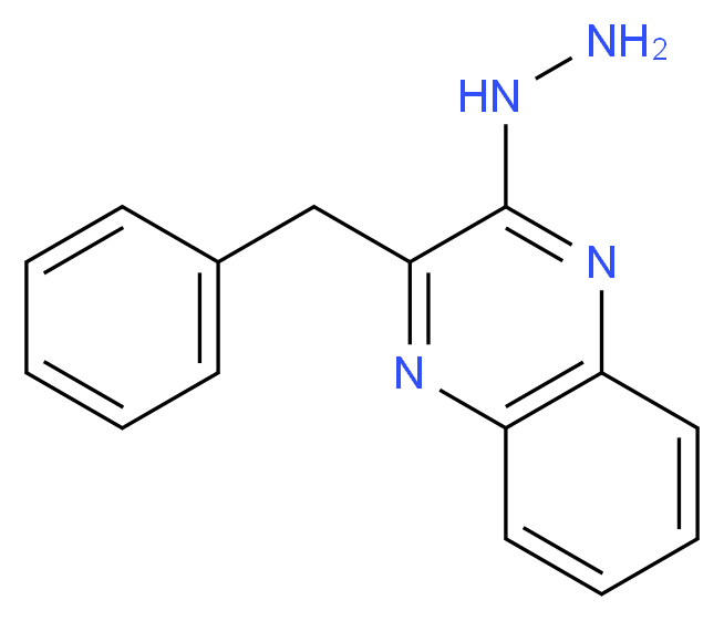 2-Benzyl-3-hydrazinoquinoxaline_Molecular_structure_CAS_)