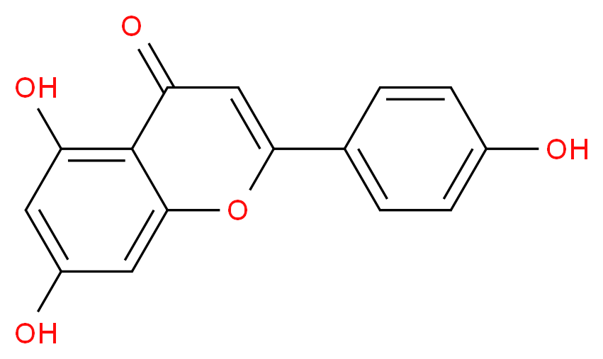 5,7-dihydroxy-2-(4-hydroxyphenyl)-4H-chromen-4-one_Molecular_structure_CAS_)
