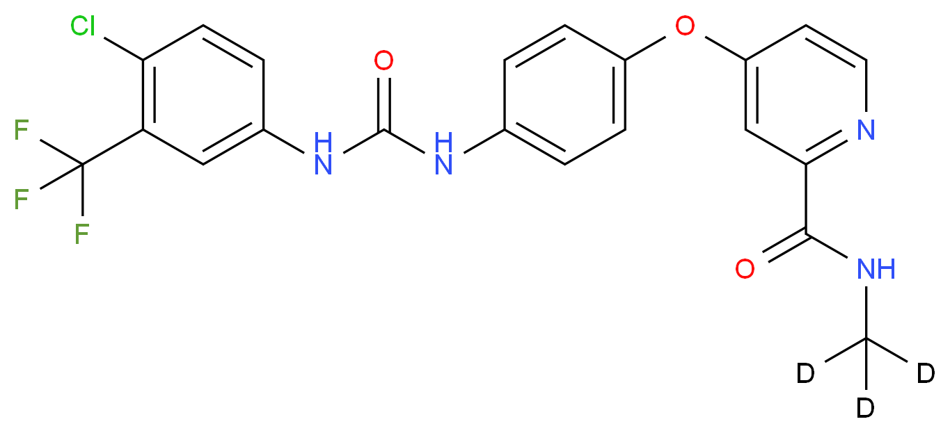 Sorafenib-d3_Molecular_structure_CAS_1130115-44-4)