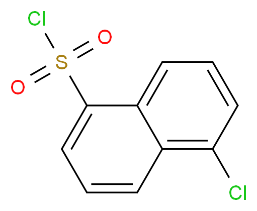 5-Chloronaphthalene-1-sulfonyl Chloride_Molecular_structure_CAS_6291-07-2)