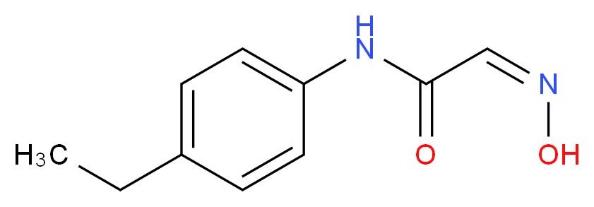 (2Z)-N-(4-Ethylphenyl)-2-(hydroxyimino)acetamide_Molecular_structure_CAS_)