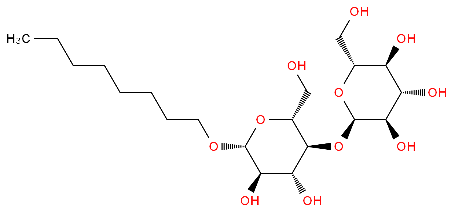 n-Octyl β-D-maltoside_Molecular_structure_CAS_82494-08-4)