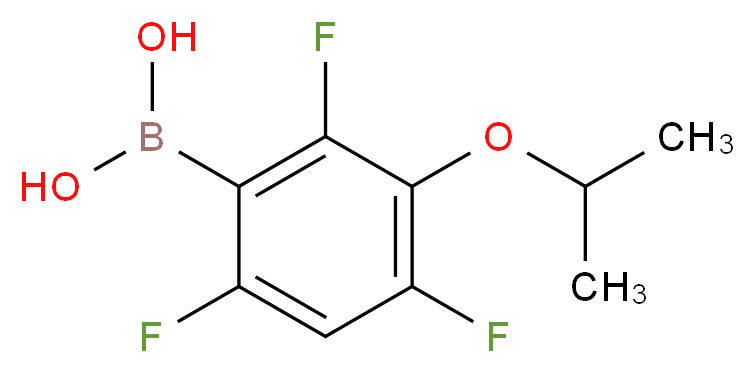 3-Isopropoxy-2,4,6-trifluorophenylboronic acid_Molecular_structure_CAS_871125-73-4)