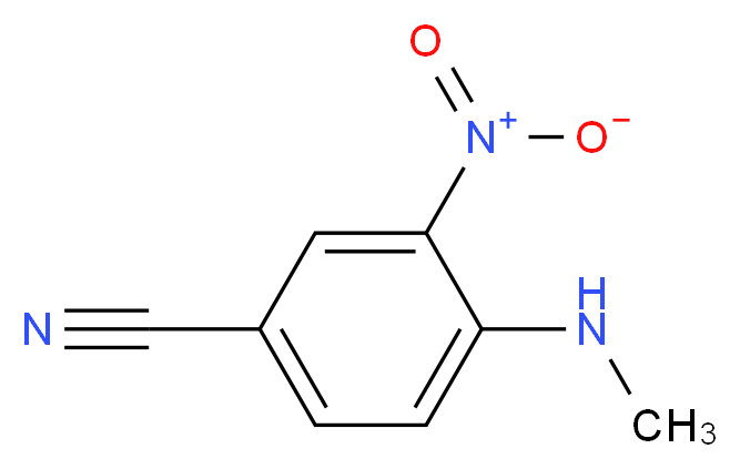 4-(Methylamino)-3-nitrobenzonitrile_Molecular_structure_CAS_64910-45-8)