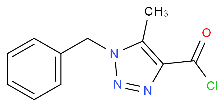 1-Benzyl-5-methyl-1H-1,2,3-triazole-4-carbonylchloride_Molecular_structure_CAS_)