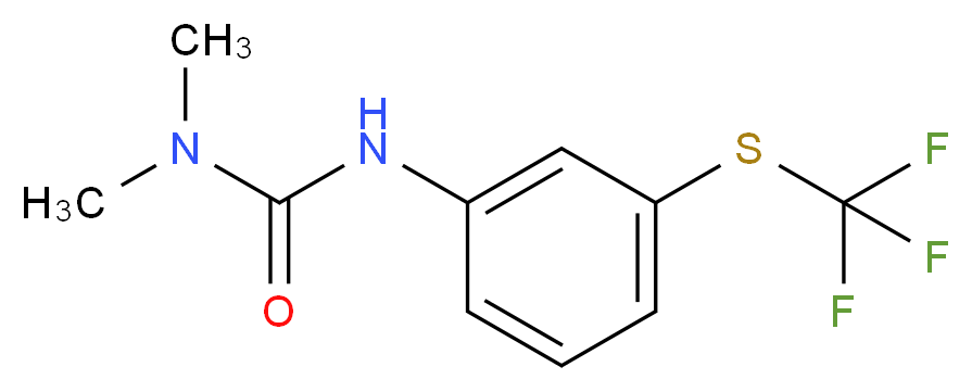 N,N-dimethyl-N'-{3-[(trifluoromethyl)thio]phenyl}urea_Molecular_structure_CAS_)