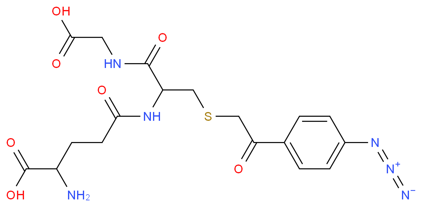 S-(p-Azidophenacyl)glutathione_Molecular_structure_CAS_73322-71-1)