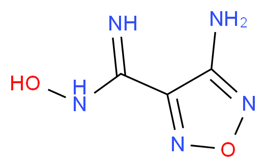 4-Amino-N-hydroxy-1,2,5-oxadiazole-3-carboximidamide_Molecular_structure_CAS_13490-32-9)