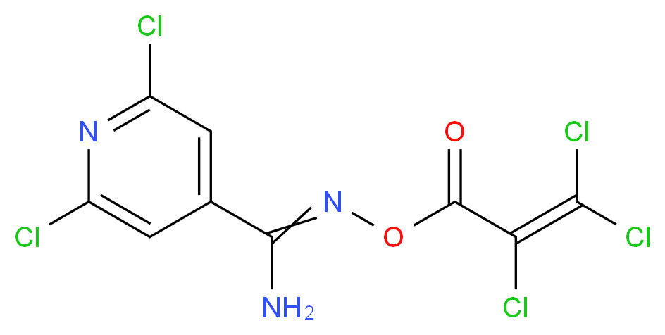 O4-(2,3,3-trichloroacryloyl)-2,6-dichloropyridine-4-carbohydroximamide_Molecular_structure_CAS_)