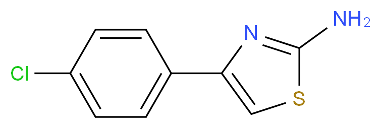 2-Amino-4-(4-chlorophenyl)thiazole_Molecular_structure_CAS_2103-99-3)