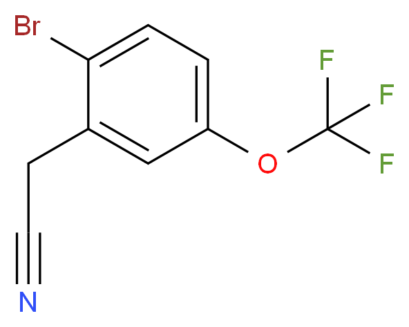 2-Bromo-5-(trifluoromethoxy)phenylacetonitrile 98%_Molecular_structure_CAS_886763-17-3)