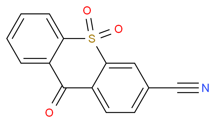 9-Oxo-9H-thioxanthene-3-carbonitrile 10,10-dioxide_Molecular_structure_CAS_51762-94-8)