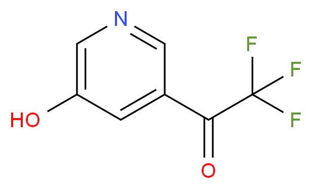 2,2,2-trifluoro-1-(5-hydroxypyridin-3-yl)ethanone_Molecular_structure_CAS_1060804-64-9)