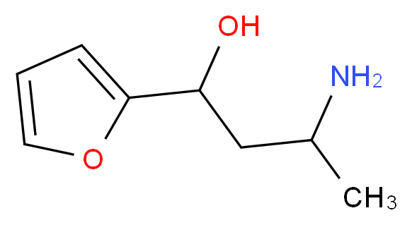 3-amino-1-(furan-2-yl)butan-1-ol_Molecular_structure_CAS_)