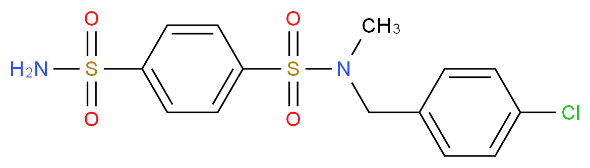 N-(4-chlorobenzyl)-N-methylbenzene-1,4-disulfonamide_Molecular_structure_CAS_)