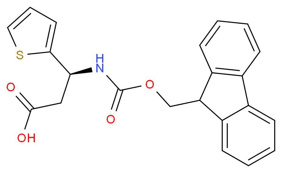 FMOC-(S)-3-AMINO-3-(2-THIENYL)-PROPIONIC ACID_Molecular_structure_CAS_507472-08-4)