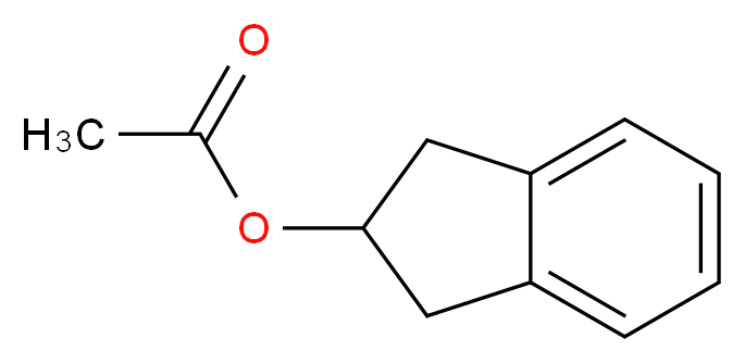 2,3-dihydro-1H-inden-2-yl acetate_Molecular_structure_CAS_4254-31-3)