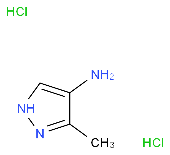 3-methyl-1H-pyrazol-4-amine dihydrochloride_Molecular_structure_CAS_)