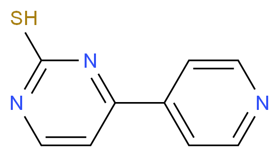 4-(pyridin-4-yl)pyrimidine-2-thiol_Molecular_structure_CAS_)