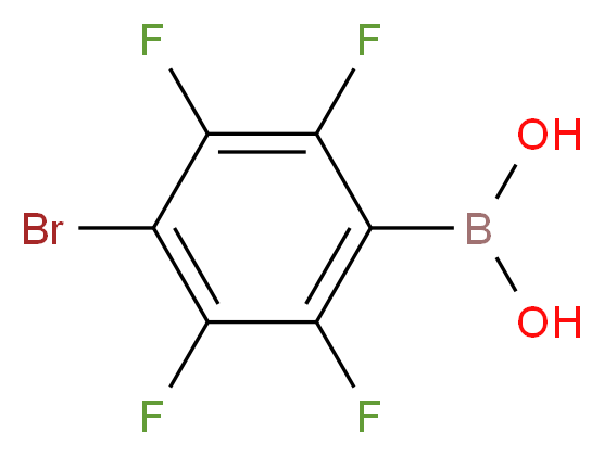 4-BROMO-2,3,5,6-TETRAFLUOROPHENYLBORONIC ACID_Molecular_structure_CAS_1016231-40-5)