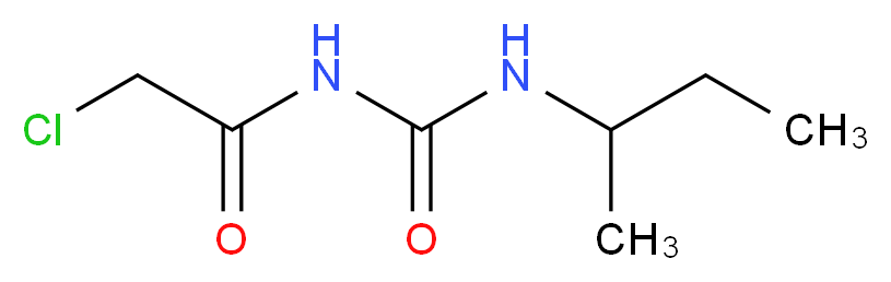 N-[(sec-butylamino)carbonyl]-2-chloroacetamide_Molecular_structure_CAS_)