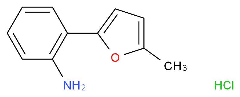 2-(5-Methyl-2-furyl)aniline hydrochloride_Molecular_structure_CAS_)