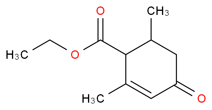 1-CARBETHOXY-2,6-DIMETHYL-2-CYCLOHEXENE-4-ONE_Molecular_structure_CAS_6102-15-4)