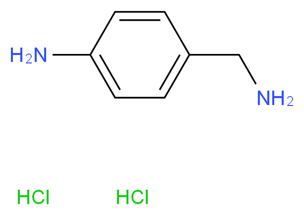 4-(AMinoMethyl)aniline dihydrochloride_Molecular_structure_CAS_54799-03-0)