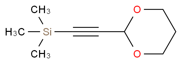 (1,3-Dioxan-2-ylethynyl)trimethylsilane_Molecular_structure_CAS_86934-41-0)