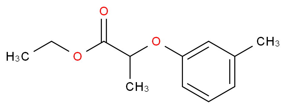 ethyl 2-(3-methylphenoxy)propanoate_Molecular_structure_CAS_)