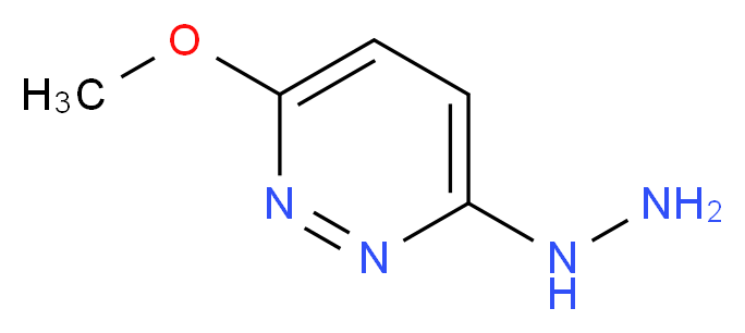 3-Hydrazinyl-6-methoxypyridazine_Molecular_structure_CAS_99419-04-2)