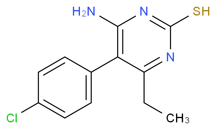 4-amino-5-(4-chlorophenyl)-6-ethylpyrimidine-2-thiol_Molecular_structure_CAS_105640-70-8)