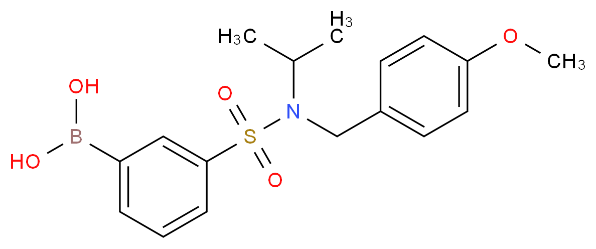 (3-(N-Isopropyl-N-(4-methoxybenzyl)sulfamoyl)phenyl)boronic acid_Molecular_structure_CAS_1217501-23-9)