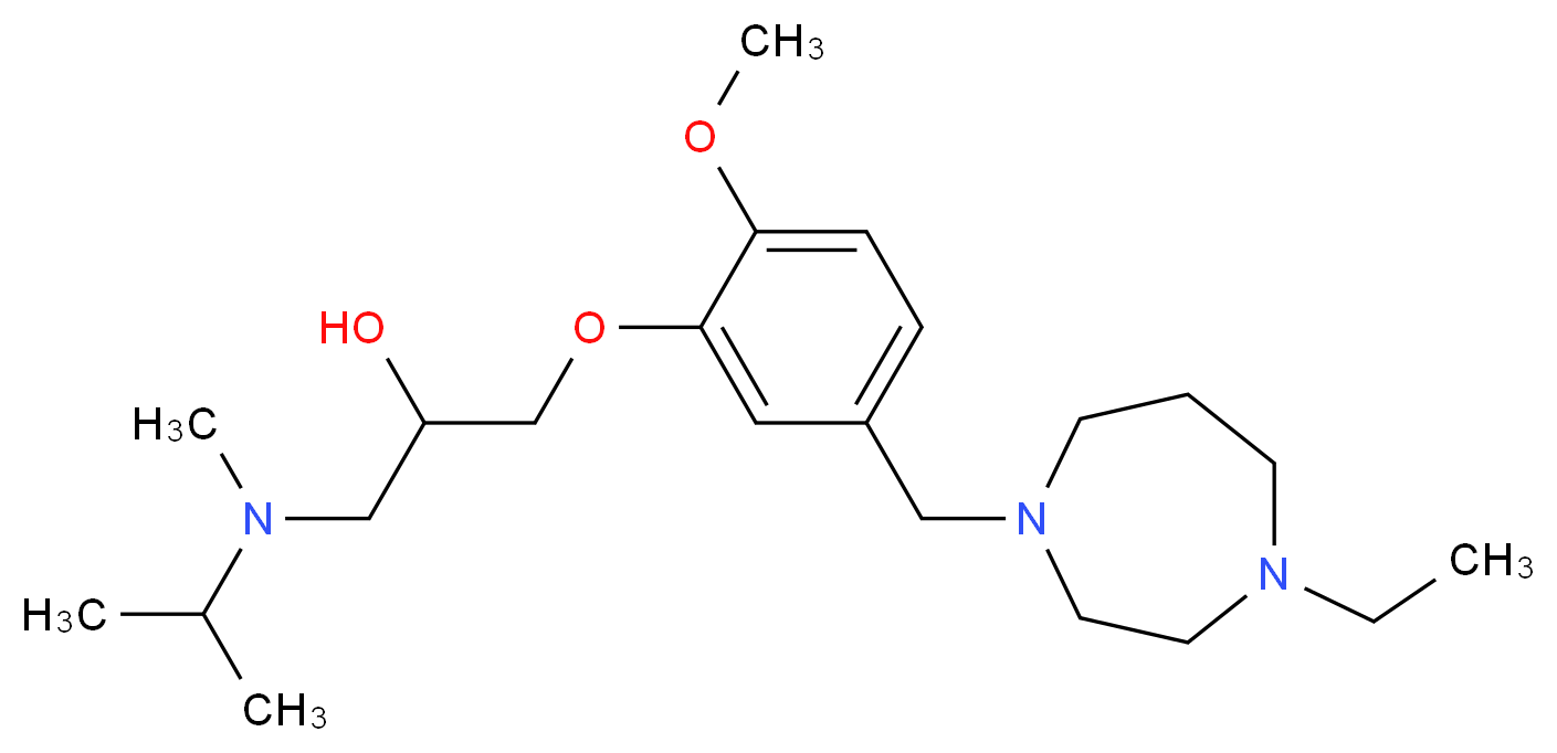 1-{5-[(4-ethyl-1,4-diazepan-1-yl)methyl]-2-methoxyphenoxy}-3-[isopropyl(methyl)amino]propan-2-ol_Molecular_structure_CAS_)
