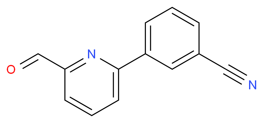 3-(6-Formylpyridin-2-yl)benzonitrile_Molecular_structure_CAS_834884-80-9)