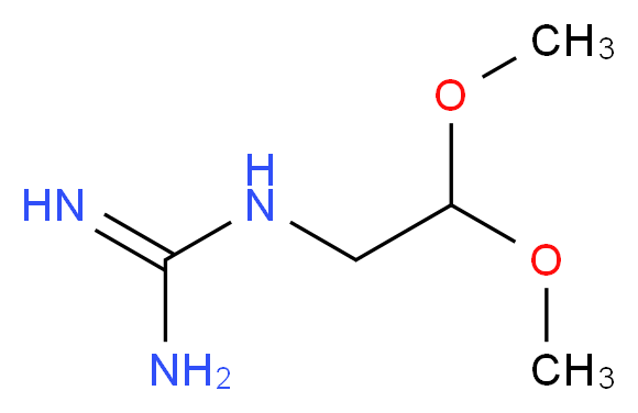 1-(2,2-dimethoxyethyl)guanidine_Molecular_structure_CAS_52737-38-9)