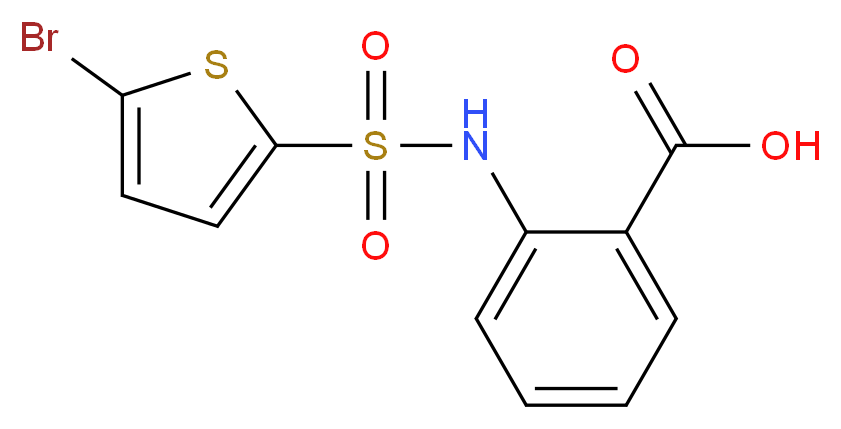 2-(5-Bromo-thiophene-2-sulfonylamino)-benzoic acid_Molecular_structure_CAS_)