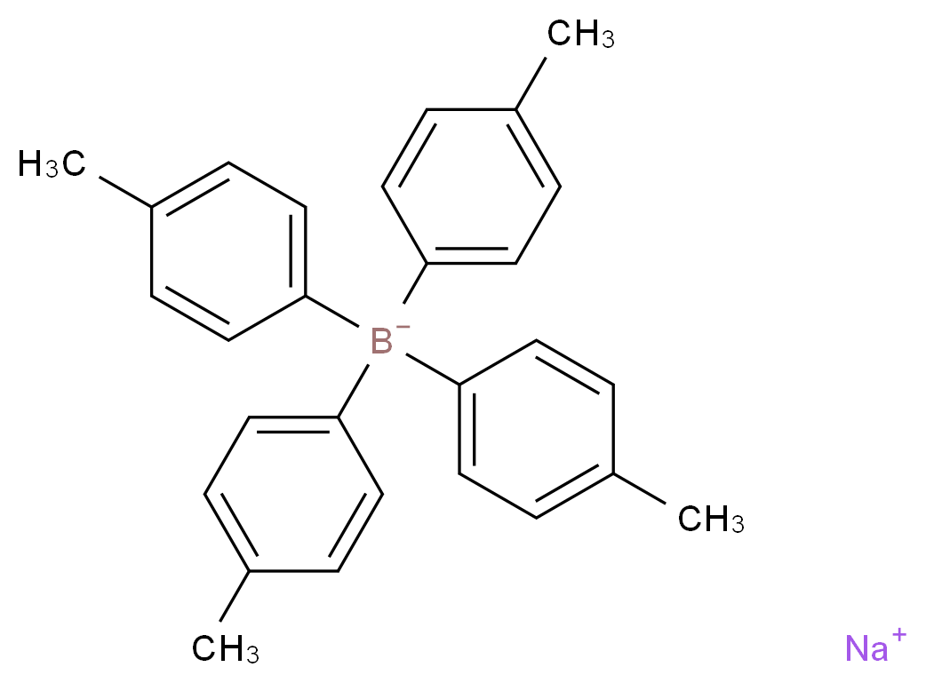 Sodium tetra(p-tolyl)borate_Molecular_structure_CAS_15738-23-5)