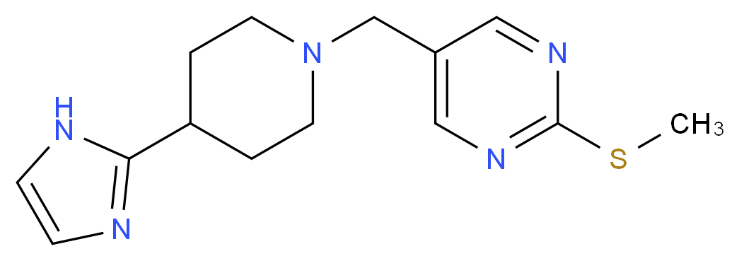 5-{[4-(1H-imidazol-2-yl)piperidin-1-yl]methyl}-2-(methylthio)pyrimidine_Molecular_structure_CAS_)