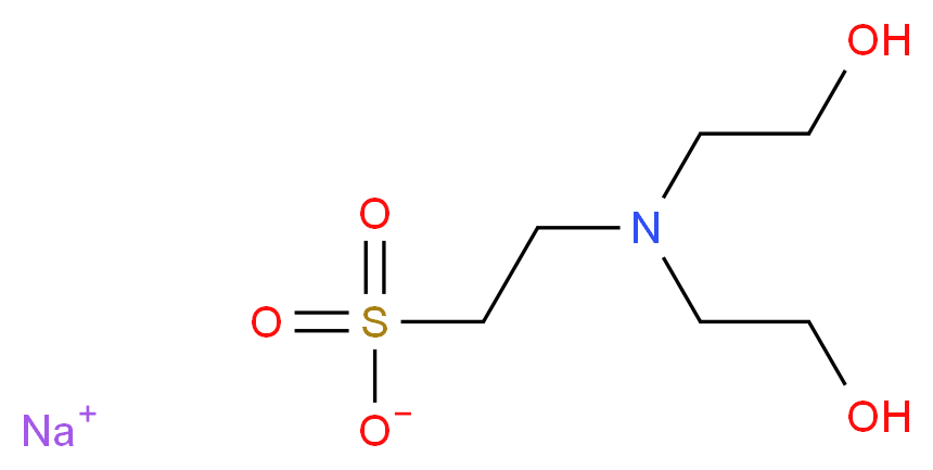 BES sodium salt_Molecular_structure_CAS_66992-27-6)