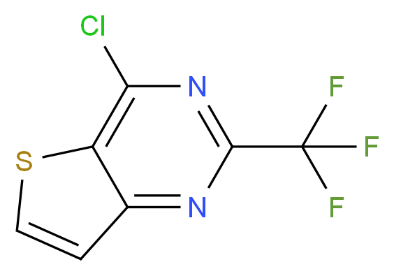 4-chloro-2-(trifluoromethyl)thieno[3,2-d]pyrimidine_Molecular_structure_CAS_147972-27-8)