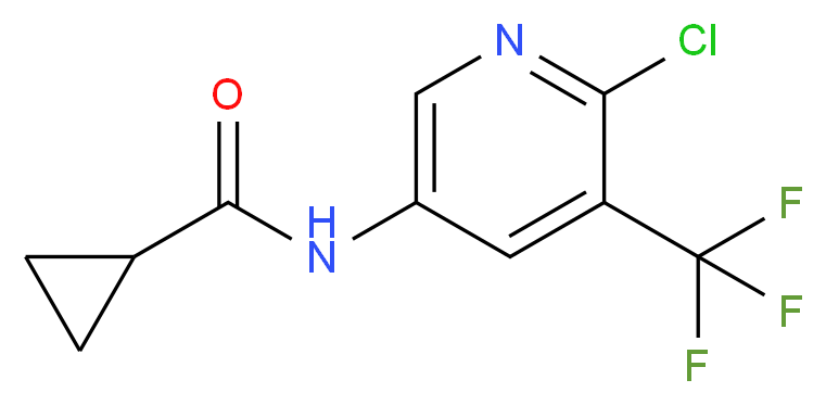 N1-[6-chloro-5-(trifluoromethyl)-3-pyridyl]cyclopropane-1-carboxamide_Molecular_structure_CAS_)
