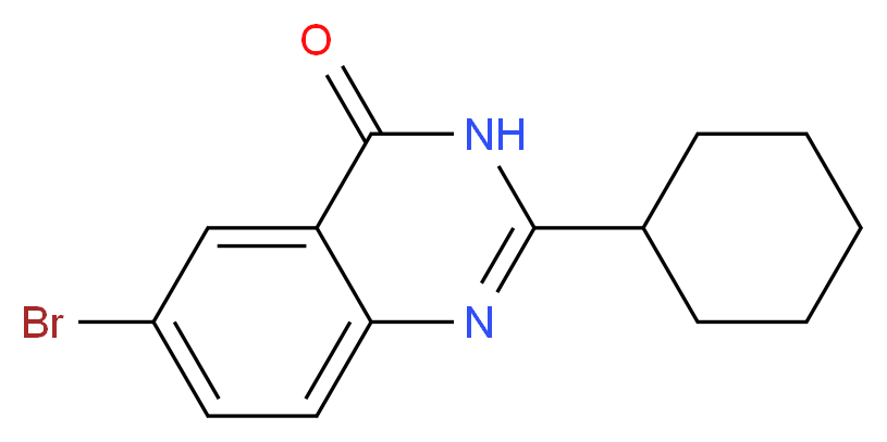 6-Bromo-2-cyclohexylquinazolin-4(3H)-one_Molecular_structure_CAS_)