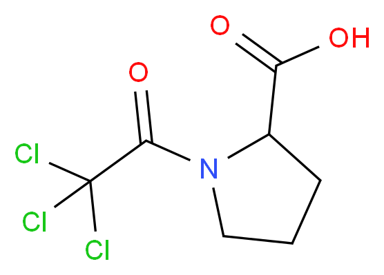 1-(2,2,2-Trichloroacetyl)proline_Molecular_structure_CAS_)