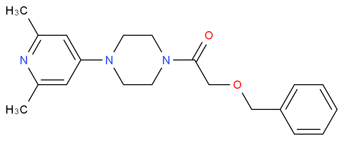 1-[(benzyloxy)acetyl]-4-(2,6-dimethyl-4-pyridinyl)piperazine_Molecular_structure_CAS_)